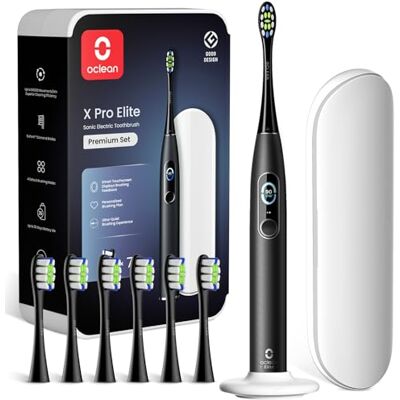 Samsung TEC Oclean X Pro Elite Elektrisk Tandborstset - Trådlös Snabb Laddning - Vattentät Samsung TEC Oclean X Pro Elite Elektrisk Tandborstset - Trådlös Snabb Laddning - Vattentät