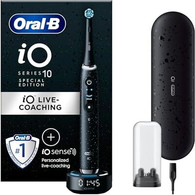 Oral-B iO Series 10 Cosmic Black eltandborste - 7 lägen Oral-B iO Series 10 Cosmic Black eltandborste - 7 lägen