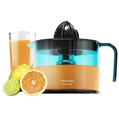 Cecotec EssentialVita Justera svart 40 W juicepress med justerbart fruktfilter, två avtagbara koner i olika storlekar, droppfritt munstycke och diskmaskinssäker Cecotec EssentialVita Justera svart 40 W juicepress med justerbart fruktfilter, två avtagbara koner i olika storlekar, droppfritt munstycke och diskmaskinssäker