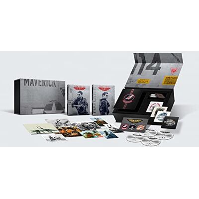 Paramount Home Entertainment Top Gun & Top Gun Maverick 2 film 4K Ultra HD begränsad utgåva Steelbook Superfan Collection Paramount Home Entertainment Top Gun & Top Gun Maverick 2 film 4K Ultra HD begränsad utgåva Steelbook Superfan Collection