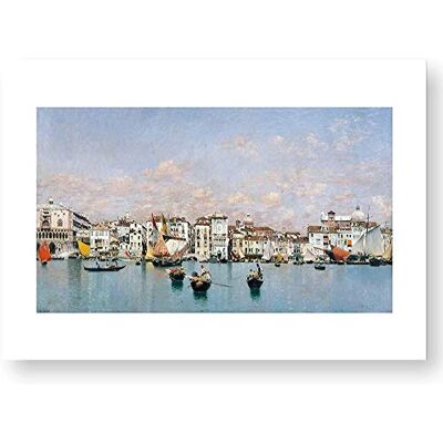 Museo del Prado La Riva degli Schiavoni i Venedig", officiellt intryck av Prado Museum Museo del Prado La Riva degli Schiavoni i Venedig", officiellt intryck av Prado Museum