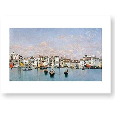Museo del Prado La Riva degli Schiavoni i Venedig", officiellt intryck av Prado Museum Museo del Prado La Riva degli Schiavoni i Venedig", officiellt intryck av Prado Museum
