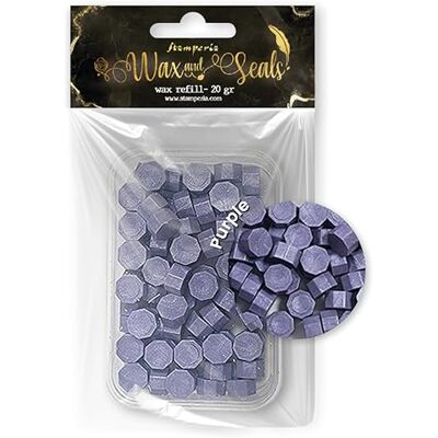 Stamperia Wax Refill for Scrapbooking, Albums, Card Making, Bullet Journalling and More, Easy to Melt for Personalised Stamping, Perfect for Crafts and Gifting (Purple) (20g) Stamperia Wax Refill for Scrapbooking, Albums, Card Making, Bullet Journalling and More, Easy to Melt for Personalised Stamping, Perfect for Crafts and Gifting (Purple) (20g)
