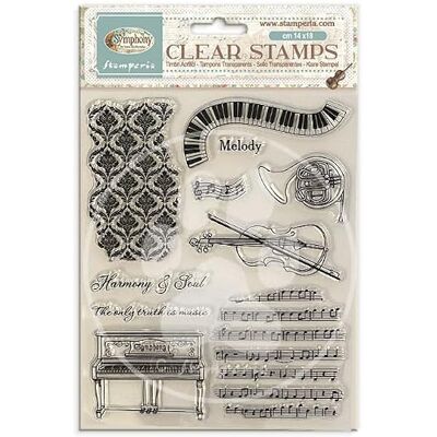 Stamperia Acrylic Stamp for Scrapbooks, Albums, Cards, Bullet Journals and More, Transparent, Long Lasting, Easy to Clean, Perfect for Crafts and Gifting (Symphony) Stamperia Acrylic Stamp for Scrapbooks, Albums, Cards, Bullet Journals and More, Transparent, Long Lasting, Easy to Clean, Perfect for Crafts and Gifting (Symphony)