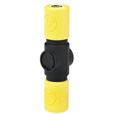 Latin Percussion Latin slagverk mjuk förlängning dubbellås vridning shaker – gul Latin Percussion Latin slagverk mjuk förlängning dubbellås vridning shaker – gul
