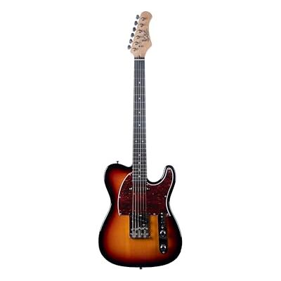 EKO GUITARS elektrisk gitarr TL‑300, poppelkropp, lönnhandtag, tangentbord Laurel 22 tangenter, 2 enkel-spole pickup, telestil fast bro 650 mm, solbränna färg EKO GUITARS elektrisk gitarr TL‑300, poppelkropp, lönnhandtag, tangentbord Laurel 22 tangenter, 2 enkel-spole pickup, telestil fast bro 650 mm, solbränna färg