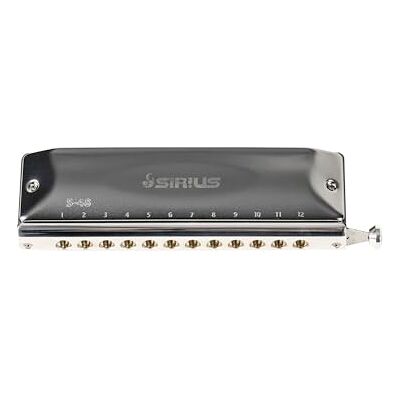 Suzuki S-48S Sirius kromatisk 12-hål 48-notering Harmonica rak justering Suzuki S-48S Sirius kromatisk 12-hål 48-notering Harmonica rak justering