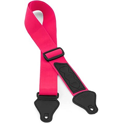 Tiger UAC4 ukulele rem för soprano, konsert, tenor och baritone ukes med plektrumhållare, rosa Tiger UAC4 ukulele rem för soprano, konsert, tenor och baritone ukes med plektrumhållare, rosa
