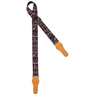 Ortega Guitars ORTEGA ukulelesrem – längd 1390 mm/54,33 tum (max)/bredd 37 mm – Maya Dance (OCS-470U) Ortega Guitars ORTEGA ukulelesrem – längd 1390 mm/54,33 tum (max)/bredd 37 mm – Maya Dance (OCS-470U)