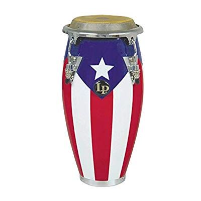 Latin Percussion LP817910 Wood Conga – Puerto Ricos flagga Latin Percussion LP817910 Wood Conga – Puerto Ricos flagga
