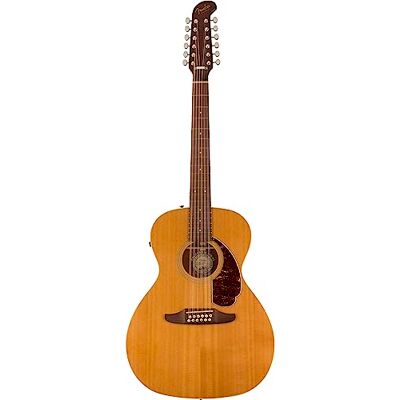 Fender Villager 12-String Aged Natural WN Tortoiseshell Pickguard 12-String Electro-Acoustic Guitar with Gig Bag Fender Villager 12-String Aged Natural WN Tortoiseshell Pickguard 12-String Electro-Acoustic Guitar with Gig Bag