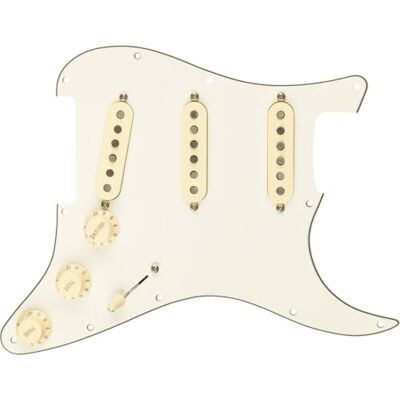 Fender Fat 50’s Förkopplat Stratocaster-plektrumskydd, 3 lager, vit Fender Fat 50’s Förkopplat Stratocaster-plektrumskydd, 3 lager, vit