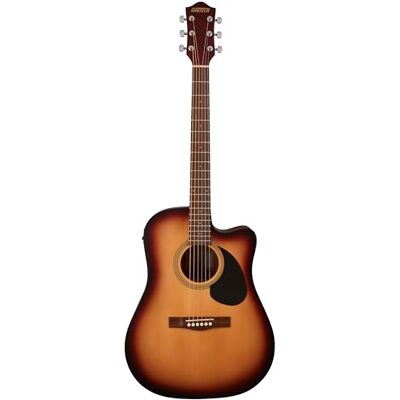 Gretsch Prelude D100CE Dreadnought Electro- akustisk, Sunburst. Perfekt gitarr för nybörjare Gretsch Prelude D100CE Dreadnought Electro- akustisk, Sunburst. Perfekt gitarr för nybörjare