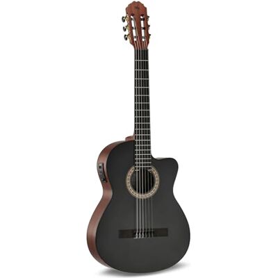 LUTHIER MANUEL RODRÍGUEZ LUTHIER MANUEL RODRIG GUEZ Elektrisk akustisk gitarr Caballero Principio – Black Top Cut – Massiv granfilt svart – golv/Zarge Sapelli mahogny – ETC-4 Preamp – CA-PM SB LUTHIER MANUEL RODRÍGUEZ LUTHIER MANUEL RODRIG GUEZ Elektrisk akustisk gitarr Caballero Principio – Black Top Cut – Massiv granfilt svart – golv/Zarge Sapelli mahogny – ETC-4 Preamp – CA-PM SB