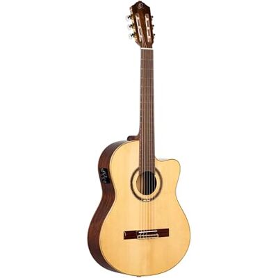 Ortega Guitars Ortega gitarrer klassisk gitarr elektroakustisk – 4/4, smal hals – artisterserie – inklusive spelväska – solid sitka gran/sapele, naturlig (RCE138SN) Ortega Guitars Ortega gitarrer klassisk gitarr elektroakustisk – 4/4, smal hals – artisterserie – inklusive spelväska – solid sitka gran/sapele, naturlig (RCE138SN)
