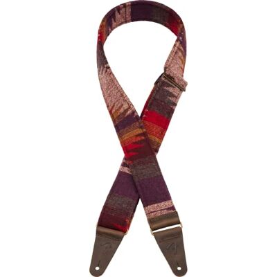 Fender Sion rem, lila aztec, 2 tum, flerfärgad Fender Sion rem, lila aztec, 2 tum, flerfärgad