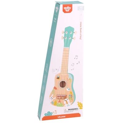 Tooky Toy AB Gee abgee 921 TF571 EA Wooden Ukulele, red Tooky Toy AB Gee abgee 921 TF571 EA Wooden Ukulele, red