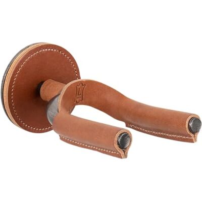 Levy's Leathers Gitarrhängare i smidd stål; rökt metall med solbränd veg-tanläder yk-omslag (LVY-FGHNGR-SMTN) Levy's Leathers Gitarrhängare i smidd stål; rökt metall med solbränd veg-tanläder yk-omslag (LVY-FGHNGR-SMTN)
