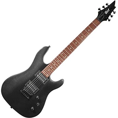 Cort KX100-BKM gitarr elektrisk svart metall Cort KX100-BKM gitarr elektrisk svart metall