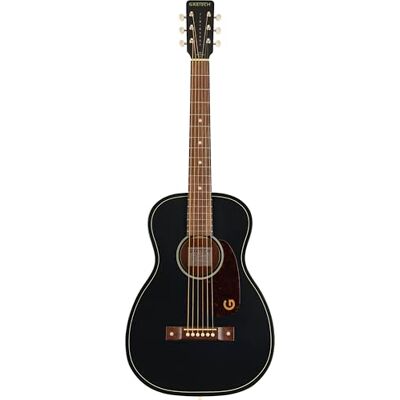 Gretsch Jim Dandy Deltoluxe Parlor akustisk gitarr, greppbräda i valnöt, svart Gretsch Jim Dandy Deltoluxe Parlor akustisk gitarr, greppbräda i valnöt, svart