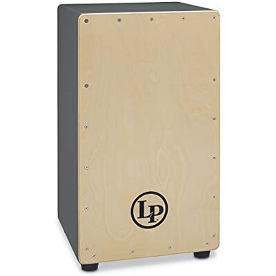 Latin Percussion Latin slagverkslåda tråd Cajon med naturlig frontplatta, grå (LP1428NYG) Latin Percussion Latin slagverkslåda tråd Cajon med naturlig frontplatta, grå (LP1428NYG)