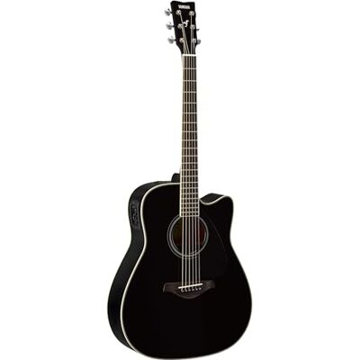 Yamaha FGX820C Elektroakustisk Gitarr – Dreadnought Cutaway, Mensur 24,96″, Massiv Grantopp, Mahogny Botten & Sidor, System66 Pickup/Preamp – Svart Yamaha FGX820C Elektroakustisk Gitarr – Dreadnought Cutaway, Mensur 24,96″, Massiv Grantopp, Mahogny Botten & Sidor, System66 Pickup/Preamp – Svart