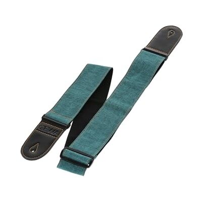 GEWA Gitarrbälte – tygbälte färgad – bredd 60 mm – läderändar – längd justerbar från 97 – 160 cm – färg ljus teal GEWA Gitarrbälte – tygbälte färgad – bredd 60 mm – läderändar – längd justerbar från 97 – 160 cm – färg ljus teal