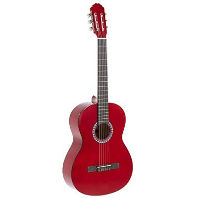 GEWA Konsertgitarr, Gitarr Basic, Kropp Lind, Greppbräda Pakkaträ, förkromade mekaniker, 4/4 röd GEWA Konsertgitarr, Gitarr Basic, Kropp Lind, Greppbräda Pakkaträ, förkromade mekaniker, 4/4 röd