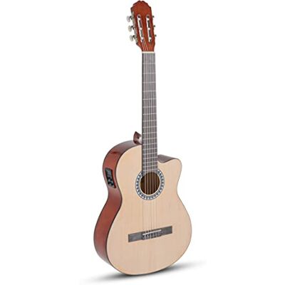 GEWA E-akustisk klassisk gitarr Basic Plus, lock gran, kropp lind, 4/4, natur GEWA E-akustisk klassisk gitarr Basic Plus, lock gran, kropp lind, 4/4, natur