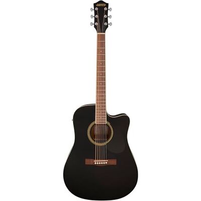 Gretsch Prelude D100CE Dreadnought elektroakustisk, svart. Perfekt gitarr för nybörjare Gretsch Prelude D100CE Dreadnought elektroakustisk, svart. Perfekt gitarr för nybörjare