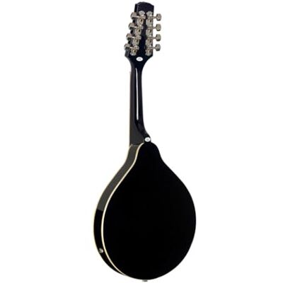 Stagg M50 E BLK elektroakustisk Mandolin Bluegrass med Nato-topp, svart Stagg M50 E BLK elektroakustisk Mandolin Bluegrass med Nato-topp, svart