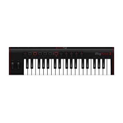 IK Multimedia IP-IRIG-KEYS2PRO-IN MIDI Keyboard, Svart, 37 tangenter, 60.5 x 21.2 x 6.4 cm IK Multimedia IP-IRIG-KEYS2PRO-IN MIDI Keyboard, Svart, 37 tangenter, 60.5 x 21.2 x 6.4 cm