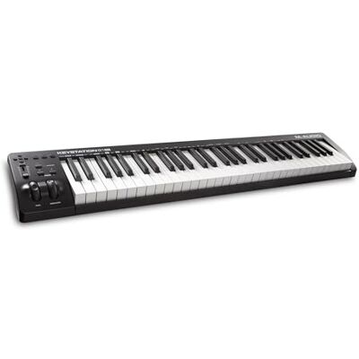 M-Audio Keystation 61 MK3 tangenters USB MIDI-klaviatur (Keyboard Controller) för Mac och PC med gratislektioner online/i app, produktionsprogramsvit ingår M-Audio Keystation 61 MK3 tangenters USB MIDI-klaviatur (Keyboard Controller) för Mac och PC med gratislektioner online/i app, produktionsprogramsvit ingår