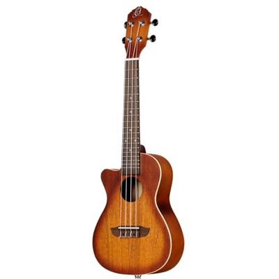 Ortega Guitars ORTEGA Earth serie konsert-ukulele Lefty – sunburst (RUDAWN-CE-L) Ortega Guitars ORTEGA Earth serie konsert-ukulele Lefty – sunburst (RUDAWN-CE-L)
