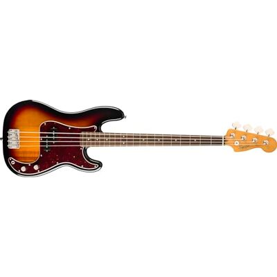 Fender Squier av Classic Vibe '60s elektrisk precision basgitarr, Laurel greppbräda, 3 färger Sunburst Fender Squier av Classic Vibe '60s elektrisk precision basgitarr, Laurel greppbräda, 3 färger Sunburst