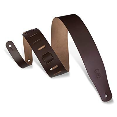 Levy's Leathers Axelband till gitarr i läder, 6,5 cm/2,5 tum, justerbart från 96 cm till 130 cm, mörkbrunt (M26-DBR) Levy's Leathers Axelband till gitarr i läder, 6,5 cm/2,5 tum, justerbart från 96 cm till 130 cm, mörkbrunt (M26-DBR)