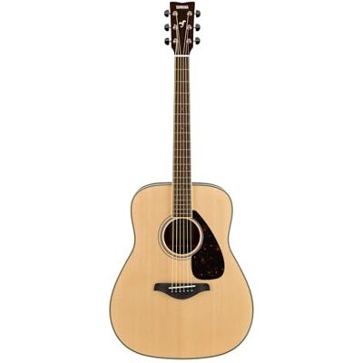 Yamaha FG820 Akustisk Gitarr – Dreadnought i Fullstorlek, Mensur 24,96″, Massiv Grantopp, Mahogny Botten & Sidor, Rosenträgreppbräda, Stålsträngar – Natural Yamaha FG820 Akustisk Gitarr – Dreadnought i Fullstorlek, Mensur 24,96″, Massiv Grantopp, Mahogny Botten & Sidor, Rosenträgreppbräda, Stålsträngar – Natural