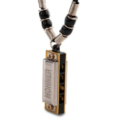 Hohner ARMON MINI HARP NECKLACE BLACK Hohner ARMON MINI HARP NECKLACE BLACK