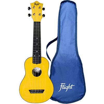 Flight Flygning, 4-strängad reseserie sopran ukulele, gul (TUS-35YW) Flight Flygning, 4-strängad reseserie sopran ukulele, gul (TUS-35YW)