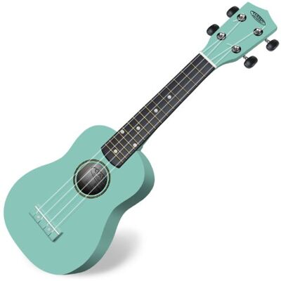 Classic Cantabile US-100 TQ sopranukulele (ukulele, uke, 15 band, smidig gitarrmekanik) turkos Classic Cantabile US-100 TQ sopranukulele (ukulele, uke, 15 band, smidig gitarrmekanik) turkos