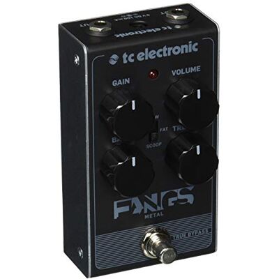 TC Electronic FANGS METAL DISTORTION Ultra-tjock, high-gain distorsion med super tight respons TC Electronic FANGS METAL DISTORTION Ultra-tjock, high-gain distorsion med super tight respons