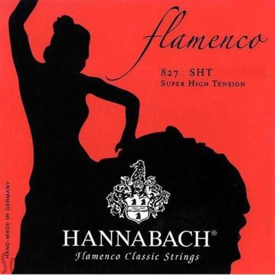 Hannabach Klassikgitarrensaiten Serie 827 Super High Tension Flamenco Classic 3er Diskant Hannabach Klassikgitarrensaiten Serie 827 Super High Tension Flamenco Classic 3er Diskant