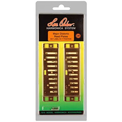Lee Oskar ersättningsplattor Dur Diatonisk Låg D-dur Lee Oskar ersättningsplattor Dur Diatonisk Låg D-dur