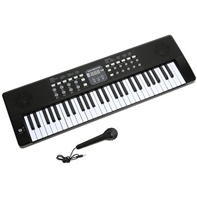 AXMAN LP5450 Keyboard inkl. mikrofon och nätadapter, 54 tangenter, batteridriven 6 x AA (nätadapter och batterier ingår ej) AXMAN LP5450 Keyboard inkl. mikrofon och nätadapter, 54 tangenter, batteridriven 6 x AA (nätadapter och batterier ingår ej)