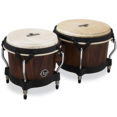 Latin Percussion LP Bongo Matador Wood Whiskey Barrel 7 1/4" + 8 5/8" M201-WB Latin Percussion LP Bongo Matador Wood Whiskey Barrel 7 1/4" + 8 5/8" M201-WB