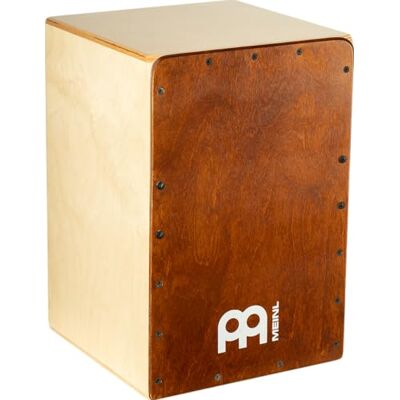 Meinl Percussion Snarecraft Cajon Instrument Kompakt Trumma Låda med 2 virveltrådar Spelande yta Almond Birch (SC80AB) Meinl Percussion Snarecraft Cajon Instrument Kompakt Trumma Låda med 2 virveltrådar Spelande yta Almond Birch (SC80AB)