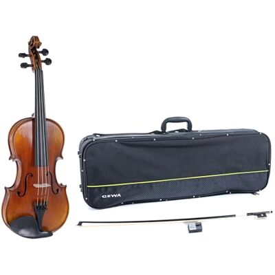 GEWA Violin, violingarset serie Maestro 2 VL 4, 1/4 klar att spela inklusive violinfodral, kolbåge och larsen Aurora strängar GEWA Violin, violingarset serie Maestro 2 VL 4, 1/4 klar att spela inklusive violinfodral, kolbåge och larsen Aurora strängar