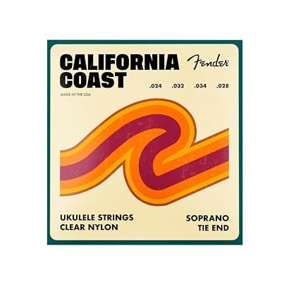 Fender ® California Coast Sopran ukulele strängar Fender ® California Coast Sopran ukulele strängar