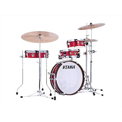 TAMA Club Jam Pancake trummor – 4 delar i Burnt Red Mist med krom hårdvara (LJK48P-BRM) TAMA Club Jam Pancake trummor – 4 delar i Burnt Red Mist med krom hårdvara (LJK48P-BRM)