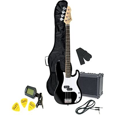GEWA PURE E-Bass Pack black RCB-100 incl. amp, gig bag, tuner, strap, cable, picks GEWA PURE E-Bass Pack black RCB-100 incl. amp, gig bag, tuner, strap, cable, picks